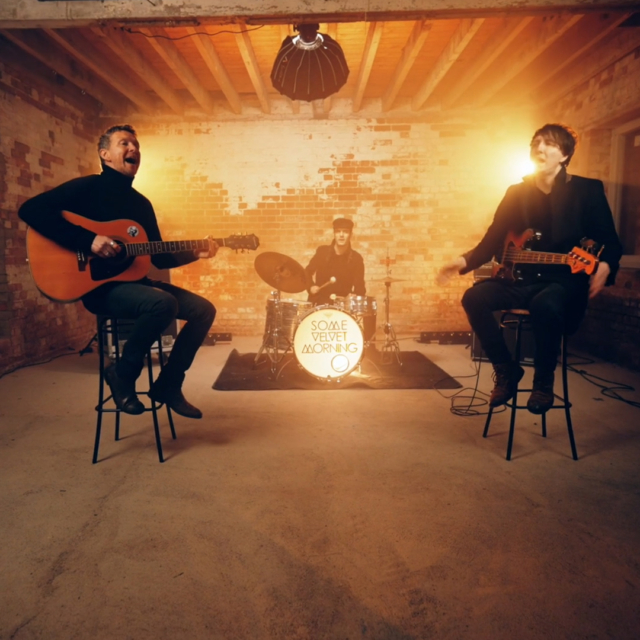A group shot of Some Velvet Morning from the official video for 'Ghosts'.